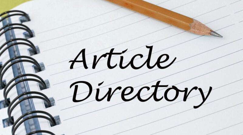 Definition of Article Directory