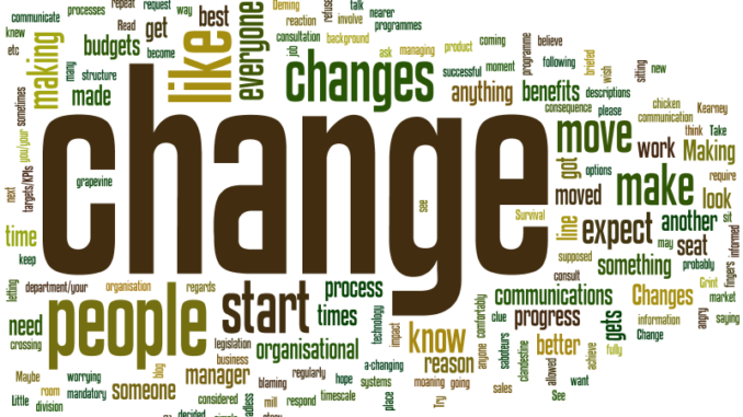implementation of organizational change organizational change