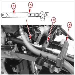 How do you adjust install and adjust shift cable Mercury 20hp 2010