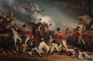 The Death of General Mercer at the Battle of Princeton Painting