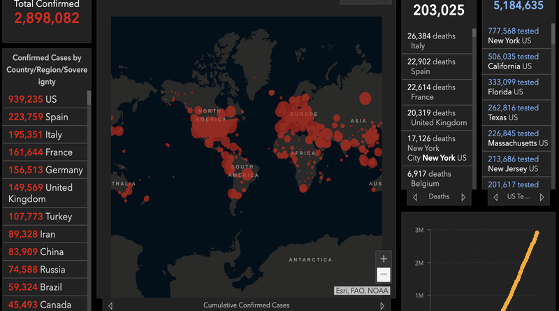 Coronavirus Live Interactive Map