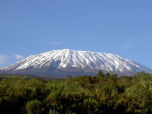 Mount Kilimanjaro Melting Ice Top