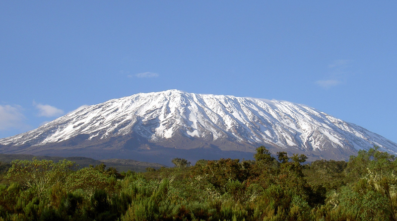 Mount Kilimanjaro Melting Ice Top