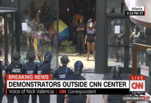Protesters Attack CNN Headquarters in Atlanta