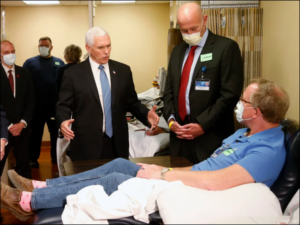Was mike pence vaccinated with a coronavirus vaccine?